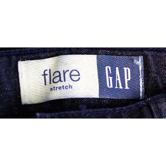 NWT GAP Girl's Black Sparkly Glittery Jeans Size 5 Hook & Zip Closure Belt Loops - Picture 10 of 12